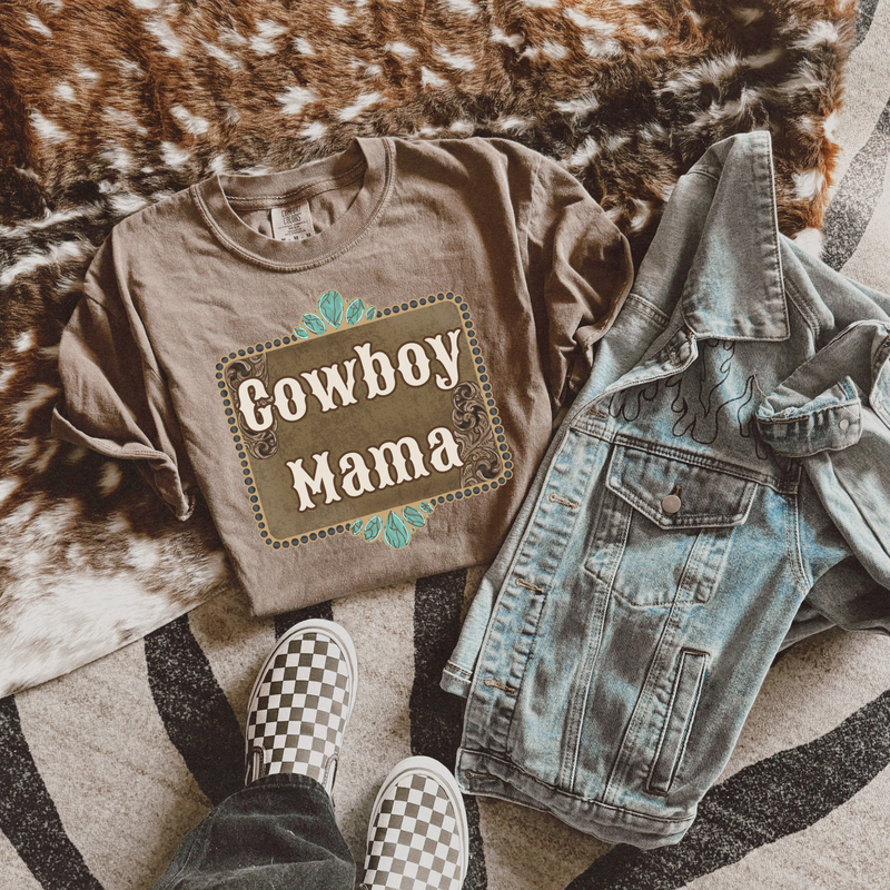 Cowboy Mama Comfort Colors Graphic Tee
